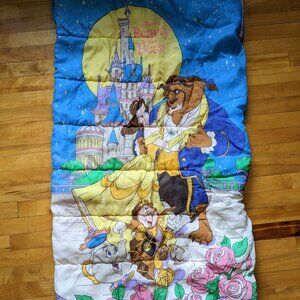 Vintage Beauty and the Beast Kids Sleeping Bag